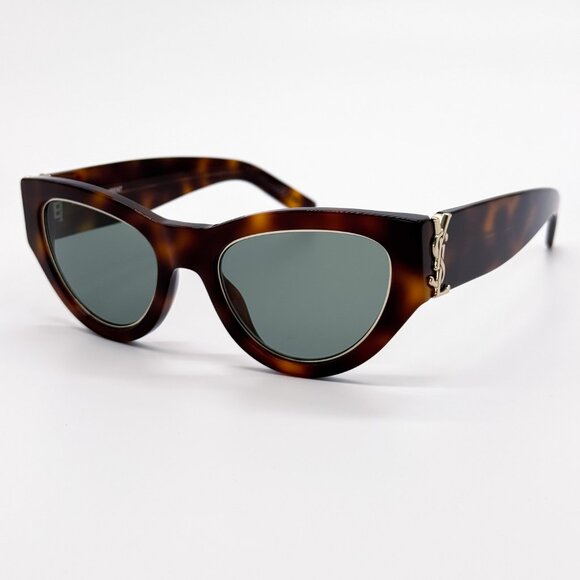 NEW SAINT LAURENT SL M94 RIM 001 SUNGLASSES WOMEN ROUND HAVANA SLM94 RIM 001 - Picture 2 of 10